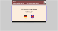 Desktop Screenshot of haus-zum-gutenberg.de
