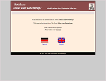 Tablet Screenshot of haus-zum-gutenberg.de